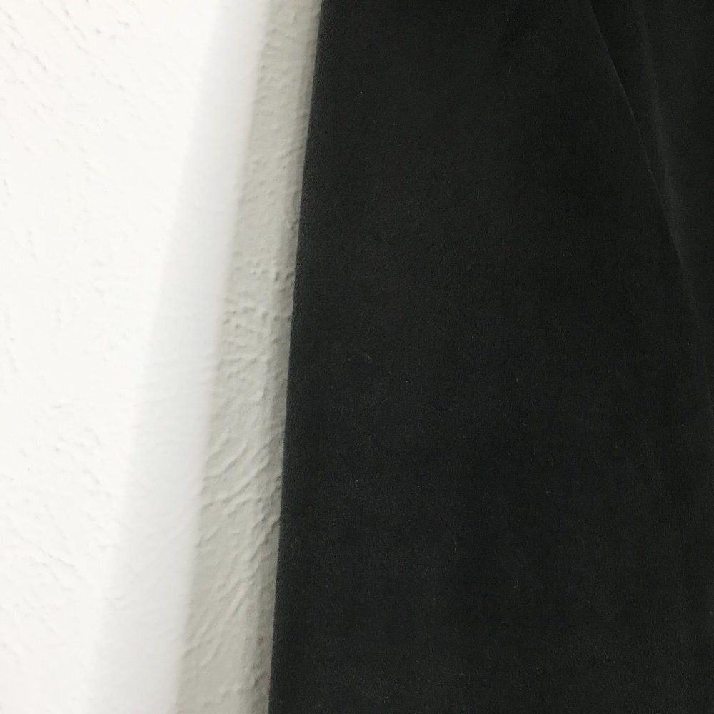 COUNTY CLOTHING CO. Faux Suede Sherpa Lined Zip Up Shearling Jacket Black MEDIUM - Picture 8 of 12